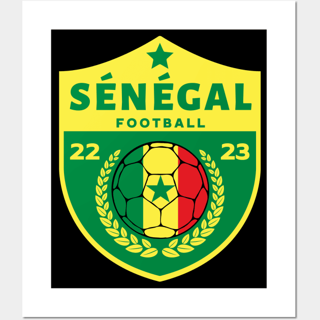 Senegal Football Wall Art by footballomatic